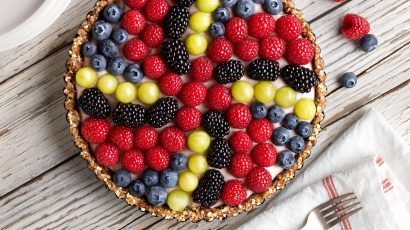 Vegan Pinwheel Berry Tart Recipe