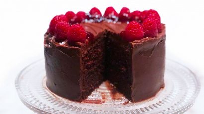 Gluten-free Chocolate Raspberry Cake